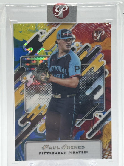 2025 Topps Pristine #285 Paul Skenes Pristine Primaries Refractor # 7/10