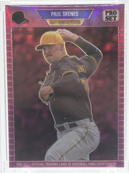 2024 Leaf NSCC Wrapper Redemption - Pro Set Pink #PSB-58 Paul Skenes # 1/6