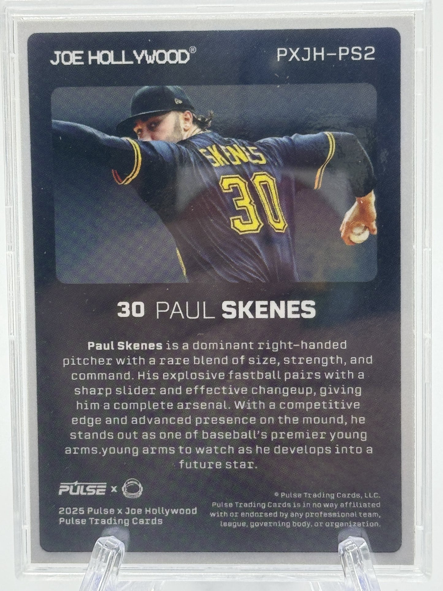 2025 Pulse #PXJH-PS2 Paul Skenes Joe Hollywood # 4/5 Encased