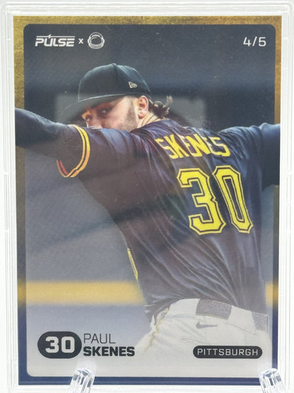 2025 Pulse #PXJH-PS2 Paul Skenes Joe Hollywood # 4/5 Encased
