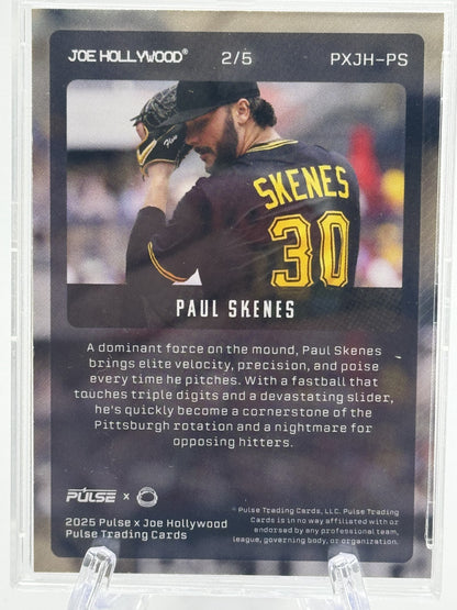 2025 Pulse #PXJH-PS Paul Skenes Joe Hollywood # 2/5 Encased