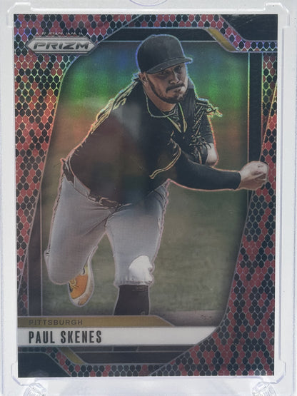 2025 Panini Prizm #248 Paul Skenes Snakeskin Prizms