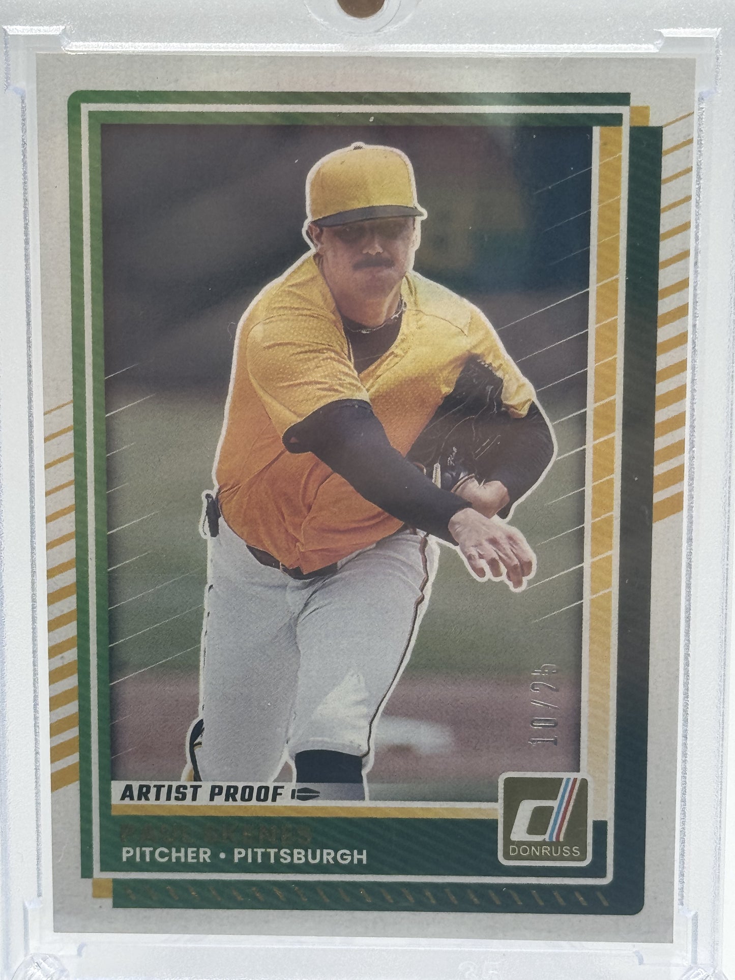 2025 Donruss #29 Paul Skenes Artist Proof # 10/25